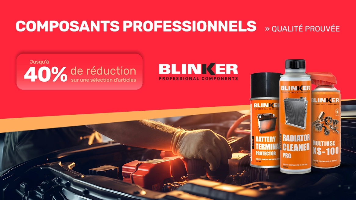 40% de réduction sur la marque Blinker        